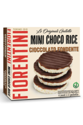 MINI GALLETTE DI RISO RICOPERTE CON CIOCCOLATO FONDENTE -MULTIPACK 4 PACK X 16G