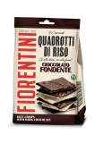 QUADROTTI DI RISO RICOPERTI CON CIOCCOLATO FONDENTE 80G