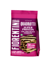 Quadrotti Super Protein con Cioccolato Fondente